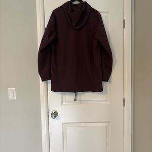 Stone Island Plum Hooded Jacket with Zip